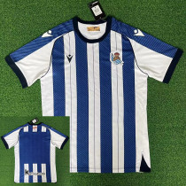 25/26  Real Sociedad Home Fans Soccer Jersey