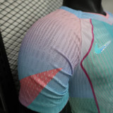 25 /26 BAR Light Blue Special Edition Player Version Soccer Jersey(蓝色大胸花）