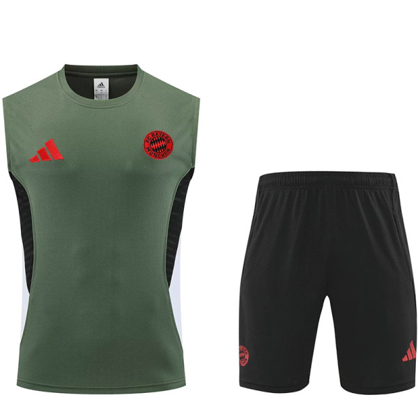 25/26 Bayern  Army GreenTraining Vest Suit #军绿