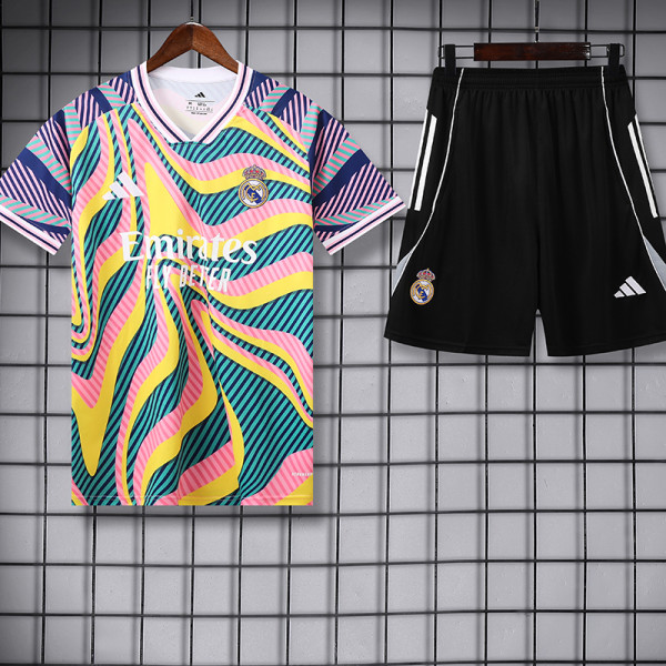 25/26  RMA Green Lightning pattern Training Short Suit