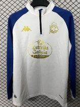 25/26 La Coruna White Half Pull Tracksuit (半拉链)