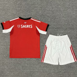 25/26  Benfica  Home Kids Soccer Jersey