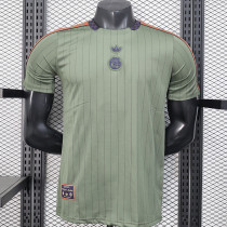 25/26 Bayern Retro Editio Dark Green Player Version Soccer Jersey