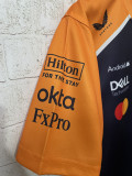 2025 McLaren Dark Blue Round Neck Racing Suit(圆领)