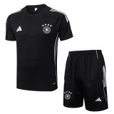 25/26 Germany Black Training Short Suit#D25161