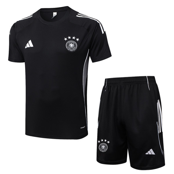25/26 Germany Black Training Short Suit#D25161