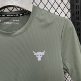 2025 A222 ox head Green Men's T-shirt Top绿色