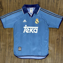 1999/2000 RMA Blue Retro Soccer Jersey
