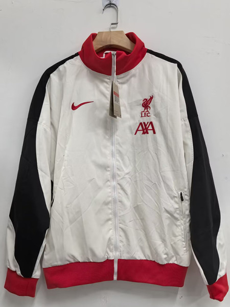 25/26 LIV White & Black Embroidery Windbreaker