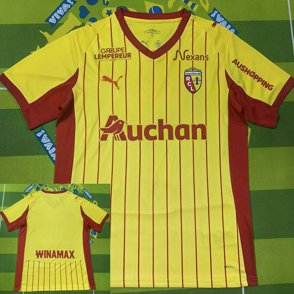 25/26 RC Lens Home Fans Soccer Jersey(全广告 )