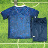 25/26  France  Home Kids Soccer Jersey