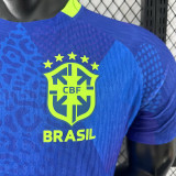 25-26 Brazil Away  Player Version Soccer Jersey（带星）