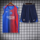 25-26 PSG Blue & Red Tank top and shorts suit