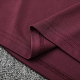 25/26  Bayern Maroon Polo Collar Pants Set