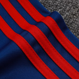 25/26 ARS Royal Blue Retro Kids Half Pull Tracksuit #E25156(童装\半拉链)
