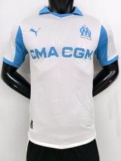 25/26  Marseille Home Player Version Soccer Jersey