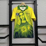 26/27 Brazil Mary Yellow Fans Soccer Jersey