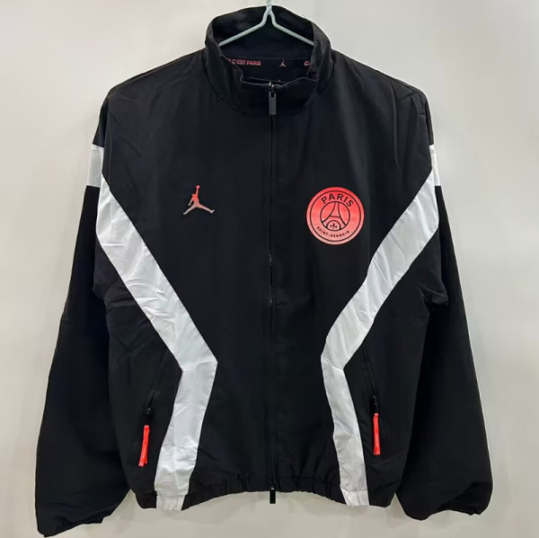 25-26 PSG Black Sports windbreaker