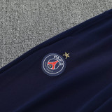 25-26 PSG Grid Pattern Royal Blue Jacket Tracksuit