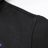 25/26 BAR Snake Pattern Fleece Black Hoody(加绒）