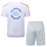 25/26  Bayern White Retro Edition Training Short Suit # D25100
