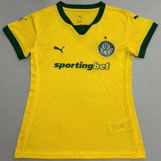 25/26 Palmeiras Yellow fourth Women Soccer Jersey女
