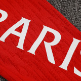 25-26  PSG Red  Half Pull Tracksuit #B2516 (半拉链)