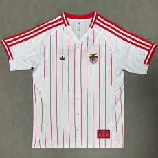 25/26 Benfica White Casusl Edition  Baseball jersey