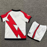 25/26 Rayo Vallecano Home Kids Soccer Jersey