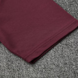 25/26  Bayern Maroon Polo Collar Pants Set