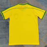 1998 Brazil Home Signature Retro Soccer Jersey
