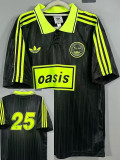 25/26 Live'25 OASIS Black&Green With No25 Tour Soccer Jersey#带25号
