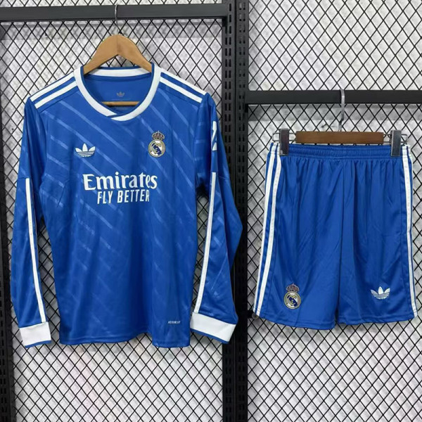 25/26 RMA Third  Kids Long Sleeve Soccer Jersey