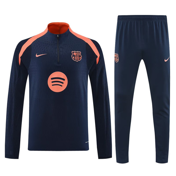 25/26 BAR Dark Blue  Half Pull Tracksuit  (半拉链)