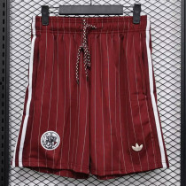 25/26 Ajax Red Player Version Shorts Pants球员