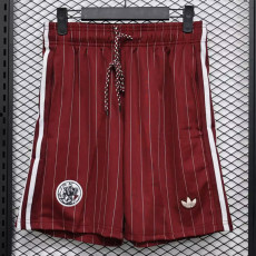 25/26 Ajax Red Player Version Shorts Pants球员