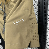 2025 A246 Khaki Casual Double layer shorts# 双层小标(NK)
