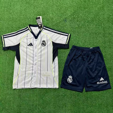 25/26 RMA White Casusl Edition  Kids  Baseball jersey