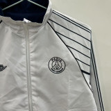 25-26 PSG Royal Blue &White Double Sided Windbreaker (双面风衣)