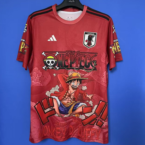 25/26 Japan Luffy Red  Fans Soccer Jersey