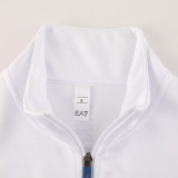 25/26 Napoli White # Blue Jacket Tracksuit