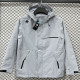 25/26 DESCENTE Grey Thin  Assault  Hooded Windbreaker #H002