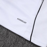 25/26 Germany White Half Pull Tracksuit #B2587 (四星\半拉链)