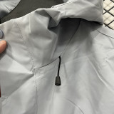 25/26 DESCENTE Grey Thin  Assault  Hooded Windbreaker #H002