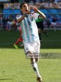 2014 Argentina Home Player Version Retro Soccer Jersey球员