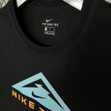 2025 T255  Triangle Mountain NK Black  Pure Cotton T-shirt