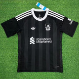 25/26  LIV Black Goalkeeper Fans Soccer Jersey