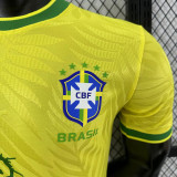 25-26 Brazil Yellow Peace Dove Special Edition  Player Version Soccer Jersey