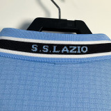 1998/1999 Lazio Home Long Sleeve Retro Soccer Jersey