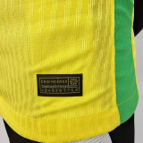 25-26 Brazil Home  Player Version Soccer Jersey（带星）